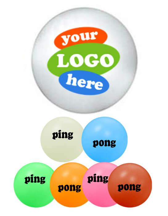 CUSTOM PING PONG Balls Table Tennis Balls Beer Pong Balls Custom Logo Ping  Pong Gifts Pool Games Gifts Employee, Clients Gifts 
