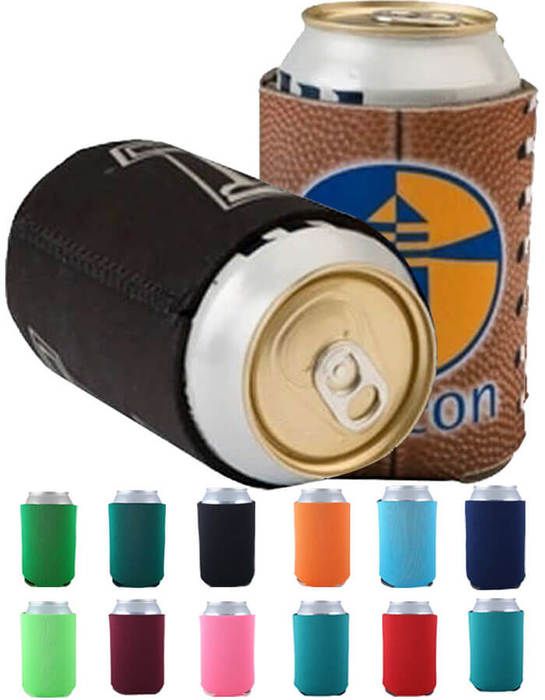 Full Color Neoprene Collapsible Tall Can Coolers