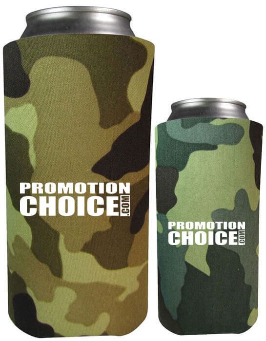 Collapsible 16 oz. Koozies Comouflage Colors Personalized & Custom