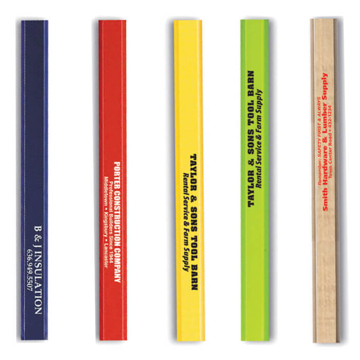 Custom Carpenter Pencils With Logo