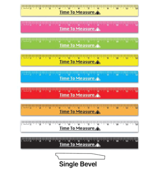 12" Single Bevel Ruler