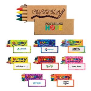 Budget 4 Pack Crayons