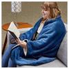 Oversized Wearable WFH Cozy Fleece Sherpa Blanket