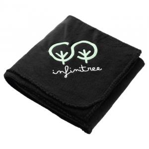 100% Recycled PET Fleece Blanket with Canvas Pouch