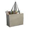 Recycled Cotton Contrast Side Shopper Tote