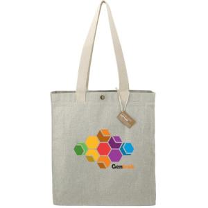 Repose 10oz Recycled Cotton Box Tote w/Snap