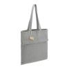 Recycled Cotton Herringbone Tote w/Zip Pocket