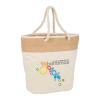 Jute Accent 12oz Cotton Canvas Rope Tote