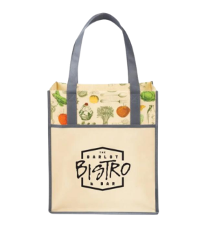 Big Grocery Vintage Matte Laminated Non-Woven Tote