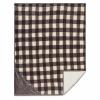 Double Sided Plaid Sherpa Blanket