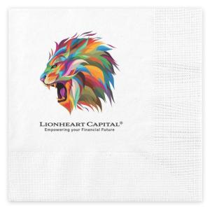 Full Color Beverage Napkins with Coin Edges