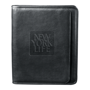 Manhattan Zippered Padfolio with FSC Mix Paper