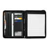 Millennium Leather Zippered Padfolio with FSC Mix Paper