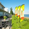 13 Ft Angled Advertising Flags