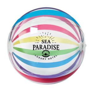 16 inch Multi-Color Striped Beach Ball