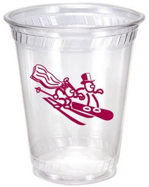 Design Your Own Big Number Clear Plastic Cups