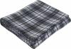 Rollable Plaid Fleece Throw Blanket 50" x 60" Unfolded