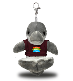 4” Dolphin Keychain w/ T-Shirt