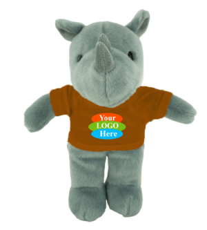 Rhino in T-Shirt 8”