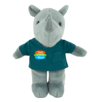 Rhino in Scrub Shirt 8”