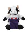 Soft Plush Cow With Gift Card Sack 8"