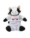 Soft Plush Cow With Gift Card Sack 8"