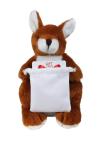 Soft Plush Kangaroo With Gift Card Sack 8"