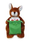 Soft Plush Kangaroo With Gift Card Sack 8"