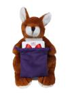 Soft Plush Kangaroo With Gift Card Sack 8"