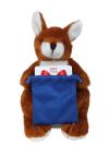 Soft Plush Kangaroo With Gift Card Sack 8"