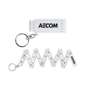 17" Folding Ruler with Keychain