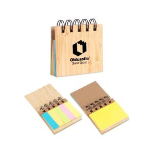 Bamboo Sticky Notebook