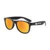 Iconic Black Frame with Mirror Lens Sunglasses