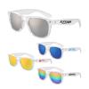 Clear Iconic Frame Mirror Lens Sunglasses