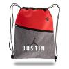 Two-Tone Drawstring Cinch Bag