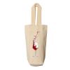 Canvas Single Bottle Wine Tote