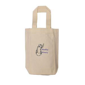 Canvas Double Bottle Winte Tote