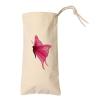 Cotton Drawstring Wine Tote Bag