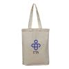 Lightweight Cotton Tote Bag with Bottom Gusset