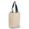 Tote Bag With Contrasting Web Handles