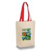 Tote Bag With Contrasting Web Handles