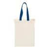 Cotton Canvas Grocery Bag with Colored Handles