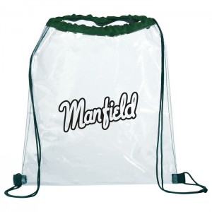 Rally Clear Drawstring Bags